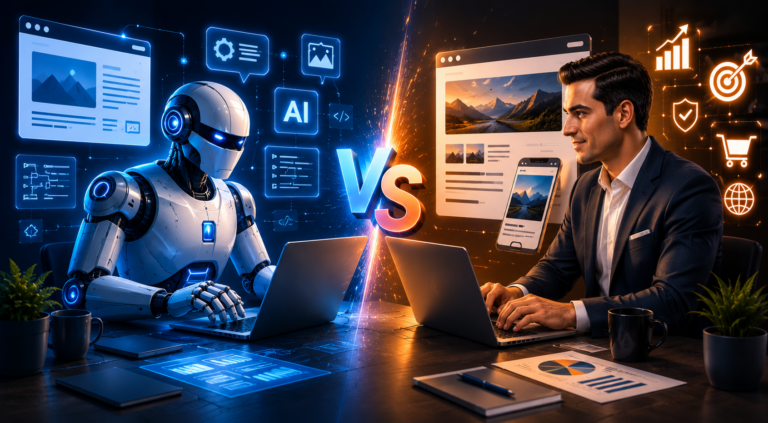 AI Website vs Professional Website