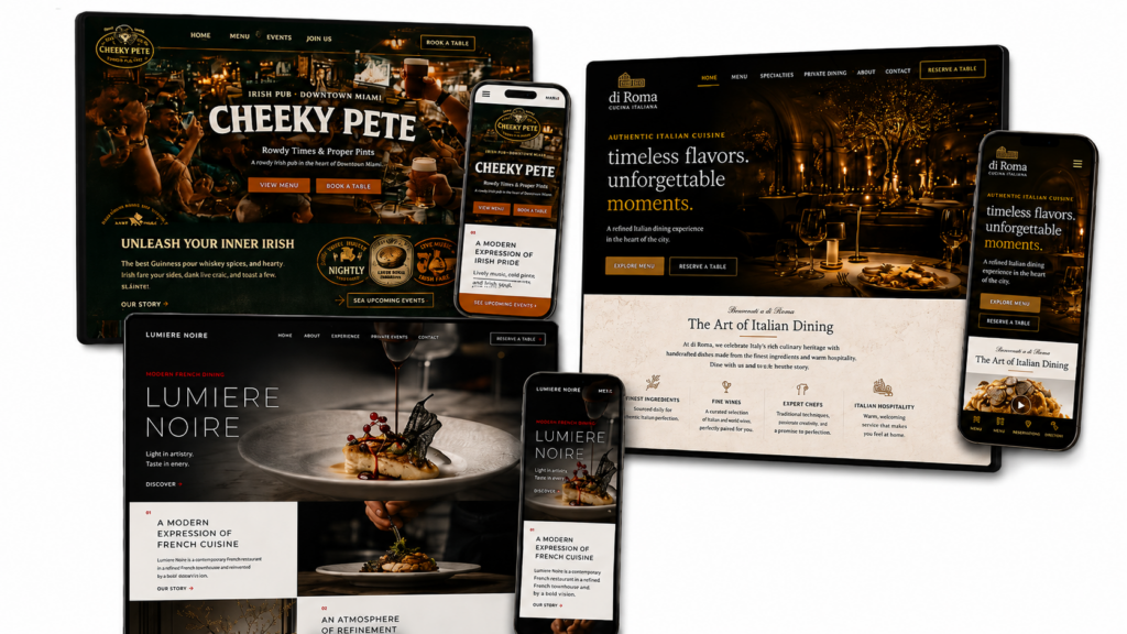 Restaurant Websites