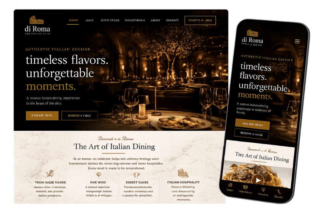 Italian Restaurant Website
