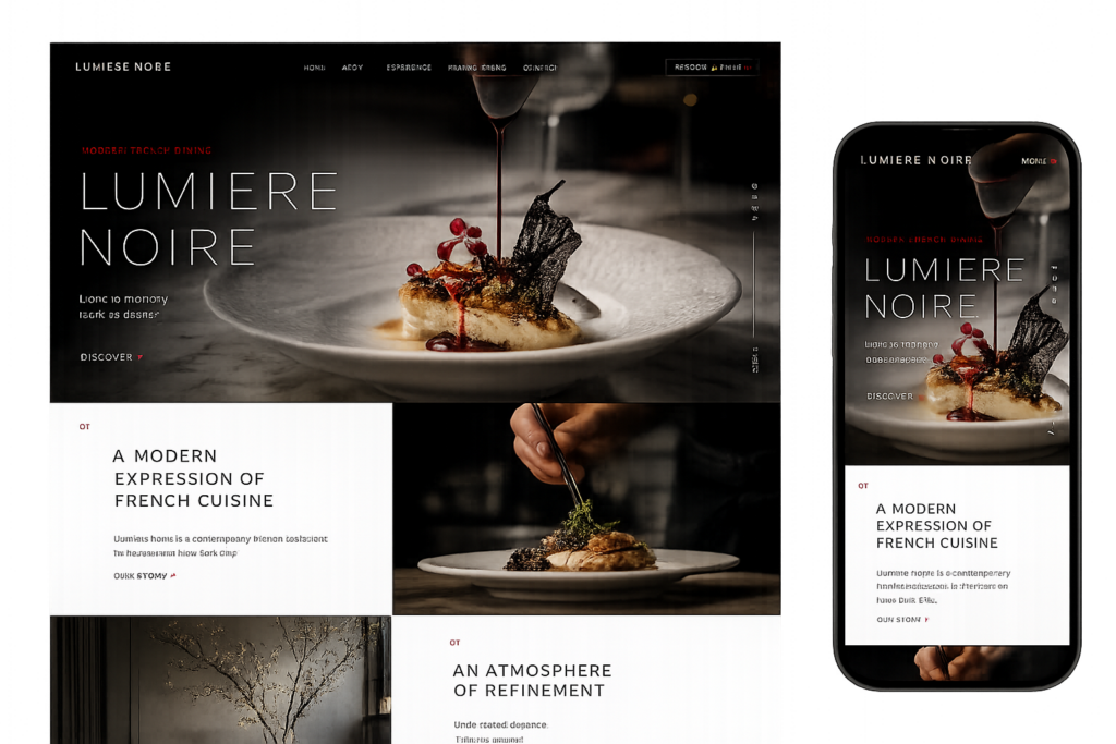 French Restaurant Website